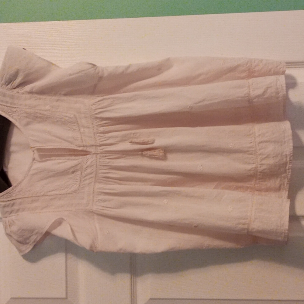 COPY - Ulla Johnson embroidered tassel blouse